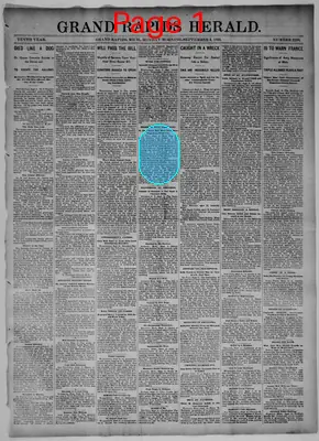 Page thumbnail for Grand Rapids Herald