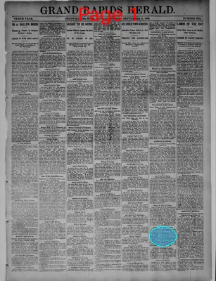 Page thumbnail for Grand Rapids Herald