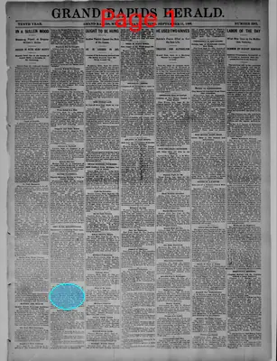 Page thumbnail for Grand Rapids Herald