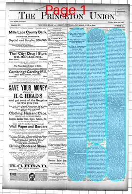 Page thumbnail for The Princeton Union