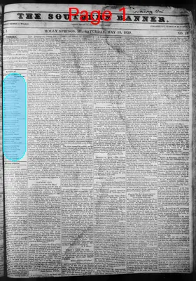 Page thumbnail for The Southern Banner