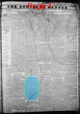 Page thumbnail for The Southern Banner
