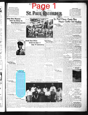 Page thumbnail for St. Paul Recorder