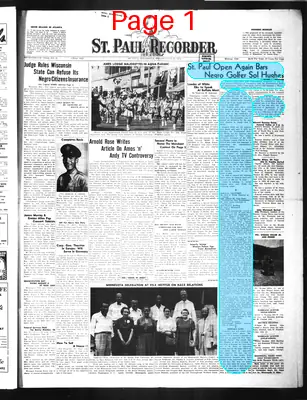 Page thumbnail for St. Paul Recorder
