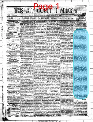Page thumbnail for St. Cloud Democrat