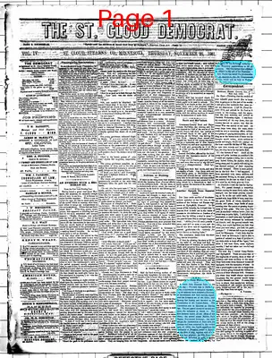 Page thumbnail for St. Cloud Democrat