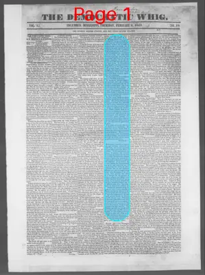Page thumbnail for The Democratic Whig