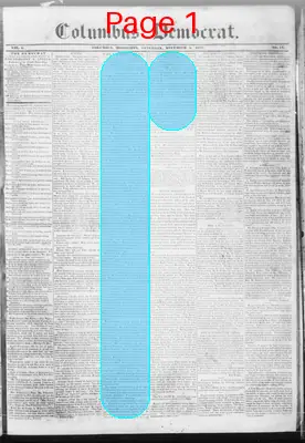 Page thumbnail for Columbus Democrat