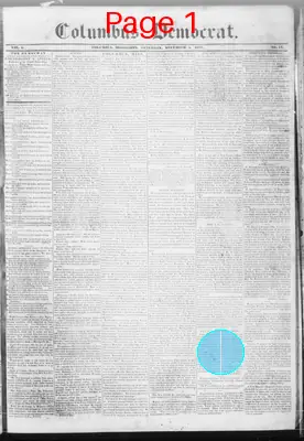 Page thumbnail for Columbus Democrat