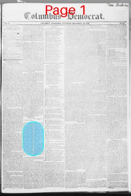 Page thumbnail for Columbus Democrat