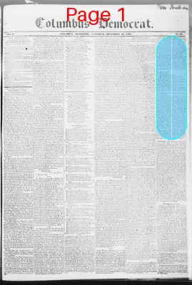 Page thumbnail for Columbus Democrat