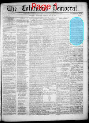 Page thumbnail for Columbus Democrat