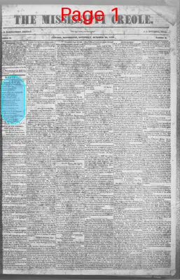 Page thumbnail for The Mississippi Creole