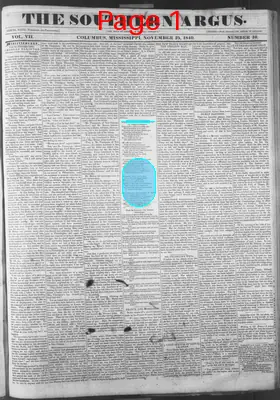 Page thumbnail for Southern Argus