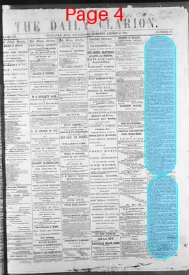 Page thumbnail for The Daily Clarion