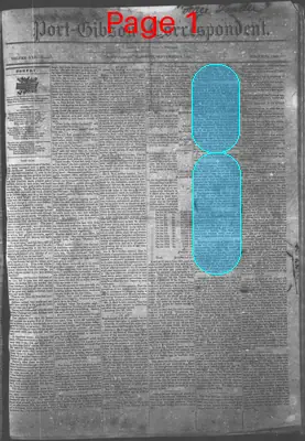 Page thumbnail for The Port Gibson Correspondent