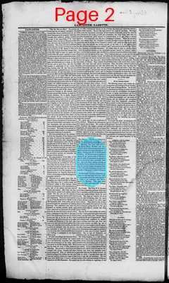 Page thumbnail for Lancaster Gazette