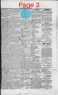 Page thumbnail for Lancaster Gazette