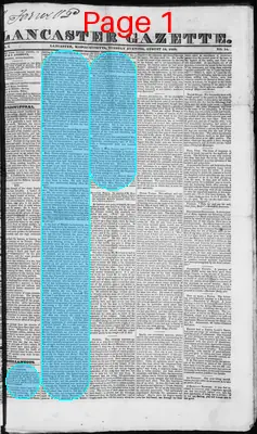 Page thumbnail for Lancaster Gazette