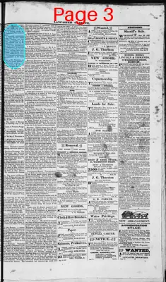 Page thumbnail for Lancaster Gazette