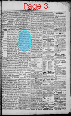 Page thumbnail for Lancaster Gazette