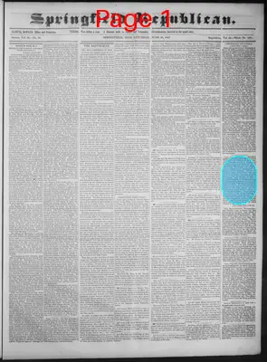 Page thumbnail for Springfield Republican