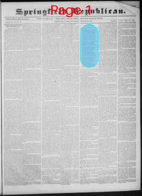 Page thumbnail for Springfield Republican