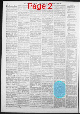 Page thumbnail for Springfield Weekly Republican