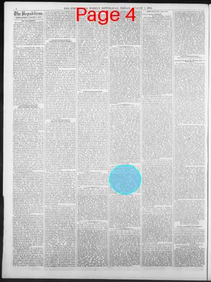Page thumbnail for Springfield Weekly Republican