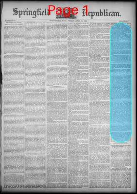 Page thumbnail for Springfield Weekly Republican