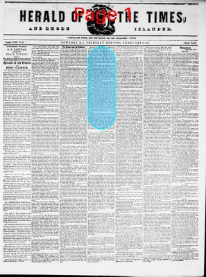 Page thumbnail for Herald Of The Times, And Rhode Islander