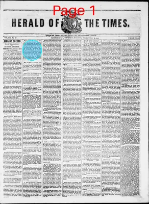 Page thumbnail for Herald Of The Times