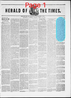 Page thumbnail for Herald Of The Times