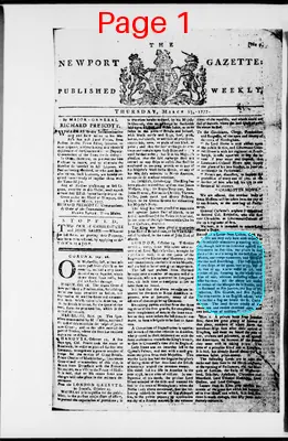Page thumbnail for The Newport Gazette