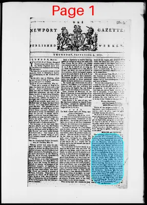 Page thumbnail for The Newport Gazette