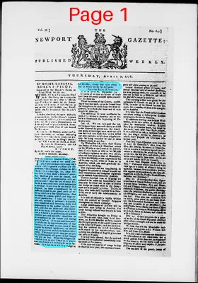 Page thumbnail for The Newport Gazette
