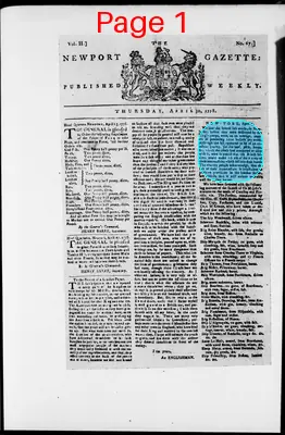 Page thumbnail for The Newport Gazette