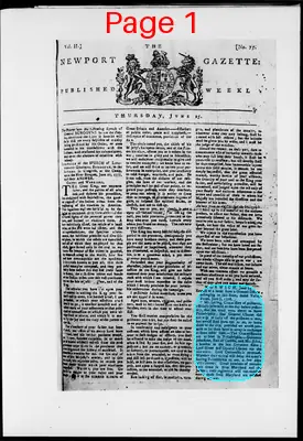 Page thumbnail for The Newport Gazette
