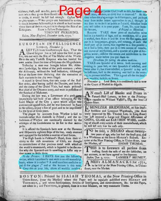 Page thumbnail for The Massachusetts Spy