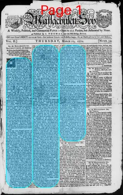 Page thumbnail for The Massachusetts Spy