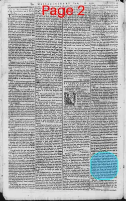 Page thumbnail for The Massachusetts Spy, Or, Thomas's Boston Journal