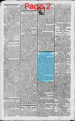Page thumbnail for The Massachusetts Spy, Or, Thomas's Boston Journal