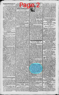 Page thumbnail for The Massachusetts Spy, Or, Thomas's Boston Journal