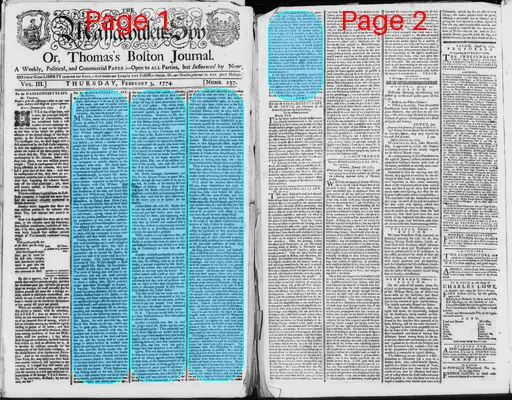 Page thumbnail for The Massachusetts Spy, Or, Thomas's Boston Journal