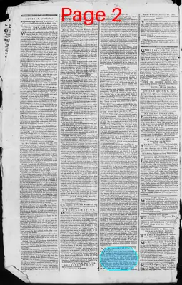 Page thumbnail for The Massachusetts Spy, Or, Thomas's Boston Journal