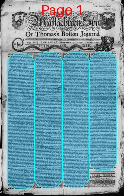Page thumbnail for The Massachusetts Spy, Or, Thomas's Boston Journal