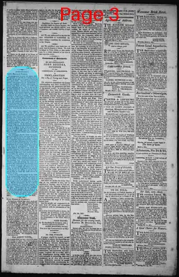Page thumbnail for Thomas's Massachusetts Spy, Or, Worcester Gazette
