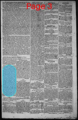 Page thumbnail for Thomas's Massachusetts Spy, Or, Worcester Gazette