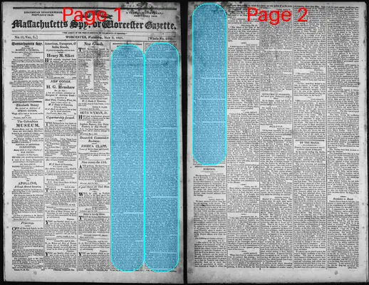 Page thumbnail for Thomas's Massachusetts Spy, Or, Worcester Gazette