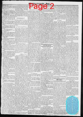 Page thumbnail for Massachusetts Spy And Worcester Advertiser